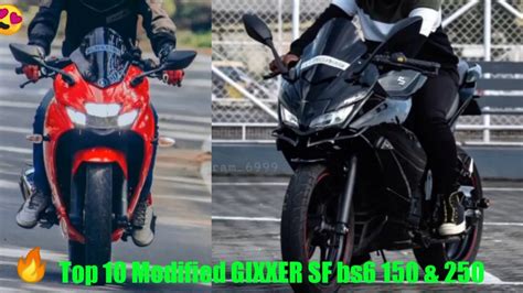 Top 10 Modified GIXXER SF / SUZUKI GIXXER SF 150/250 - YouTube