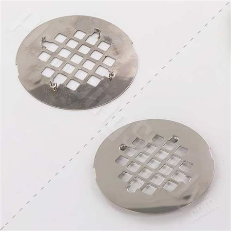 Shower drain covers for acrylic, fiberglass, metal, and tile shower stalls