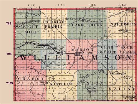 Williamson County, Illinois: Maps and Gazetteers