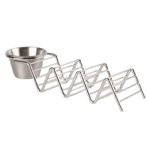 Taco Stand Up Holders Stainless Steel Oven Dishwasher Safe Taco Holder ...