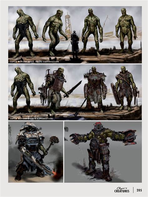 Fallout 4 | Concept Super Mutants | Fallout concept art, Apocalypse ...