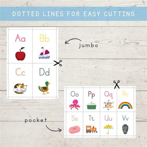 Alphabet Flashcards – A4 Printing | 3 Sizes • Teacha!