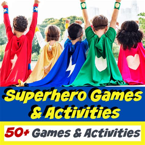 Superhero Games & Activities - Organized 31