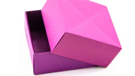 How To Make An Origami Paper Box