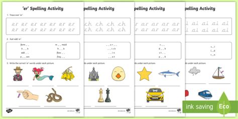 Phase 3 Activities - Letters and Sounds Support for Spelling