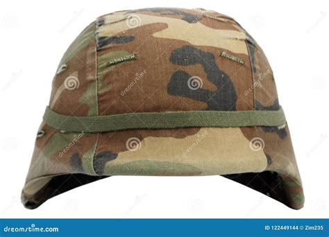 Us Army Kevlar Helmet with Camouflaged Cover Stock Photo - Image of khaki, infantry: 122449144