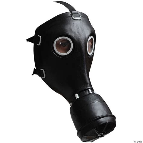 Adults Black Gas Mask | Halloween Express