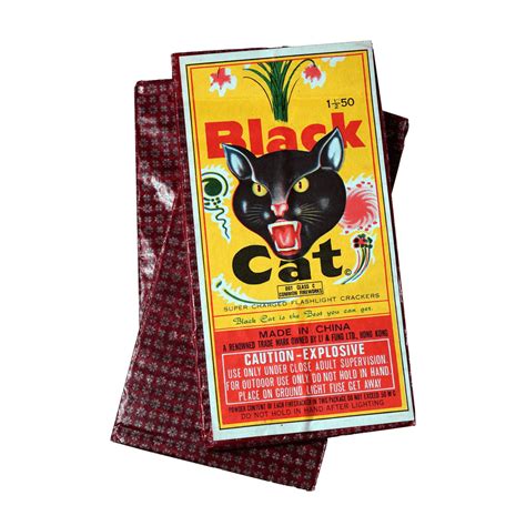 Black Cat 1.5″ Firecrackers (100 ct) - Twisted Thunder Fireworks