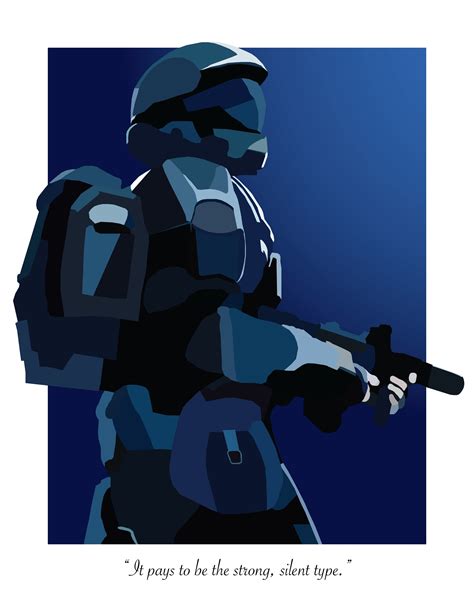 Halo 3 ODST The Rookie Art Print | Etsy