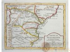 ANTIQUE MAP THE KINGDOM OF MUTAPA SOUTH AFRICA EMPIRE DU MONOMATAPA BELLIN 1758