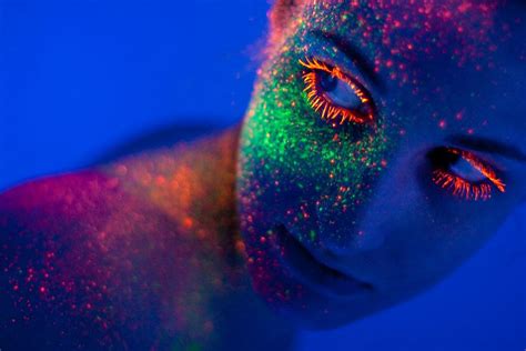 Into the Space by LiStroeh Rave Makeup, Neon Makeup, Light Makeup ...