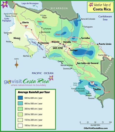 Costa Rica Climate Map - Long Dark Mystery Lake Map