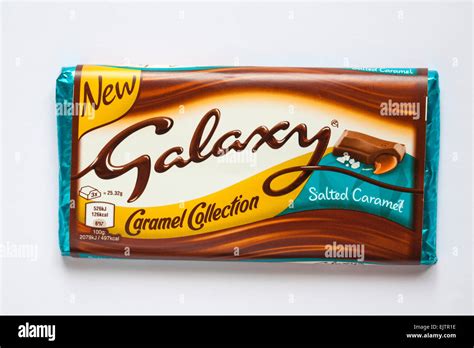 Bar of New Galaxy Caramel Collection Salted Caramel chocolate bar ...