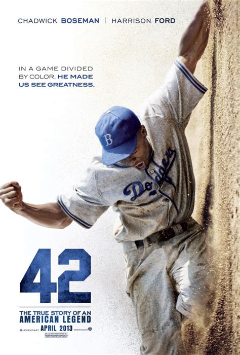 New Poster for the Jackie Robinson Biopic 42 — GeekTyrant