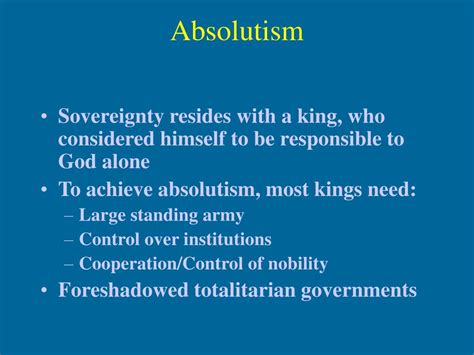 PPT - Absolutism PowerPoint Presentation, free download - ID:1433520