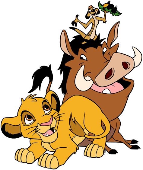 Lion King Simba Timon And Pumbaa Clip Art | Images and Photos finder