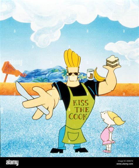 JOHNNY BRAVO, Cartoon Series. 1995 Stock Photo - Alamy