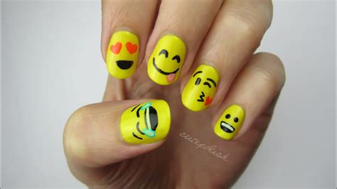 Emoji Nail Art! - YouTube