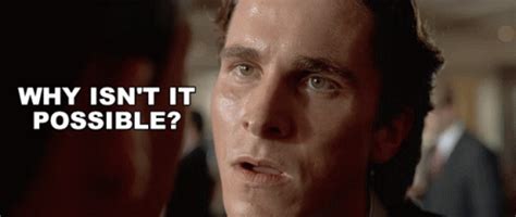 Why Isnt It Possible Christian Bale GIF - Why Isnt It Possible ...