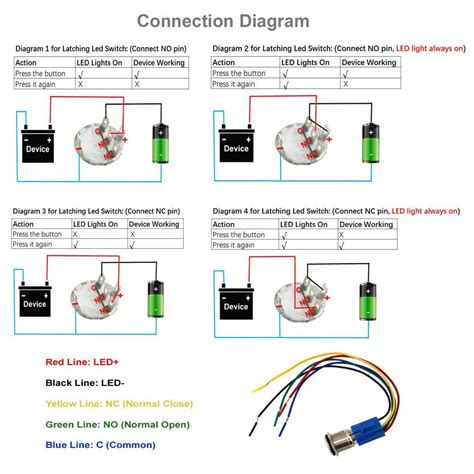 12v Momentary Push Button Switch Wiring Diagram - Bestn