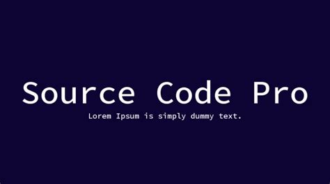 Source Code Pro Font Download - Templates Printable Free