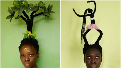 Artist Creates Instagram Sculptures With Her Natural Hair | Teen Vogue