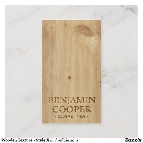 Wooden Texture - Style A Business Card | Zazzle | Business card texture, Wooden texture, Wooden ...