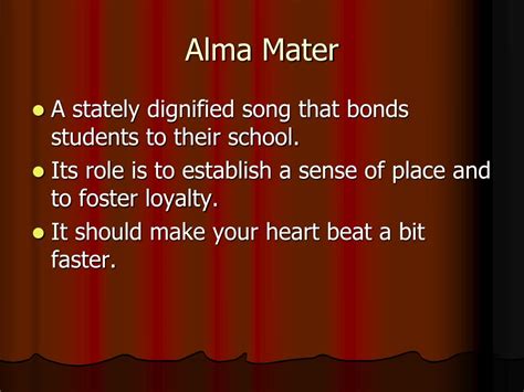 PPT - Alma Mater PowerPoint Presentation, free download - ID:5391720