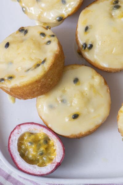 Passionfruit Pound Cake Muffins - Weelicious