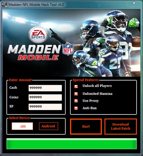 Madden NFL Mobile Hack Tool | Download newest Madden NFL Mobile Hack ...