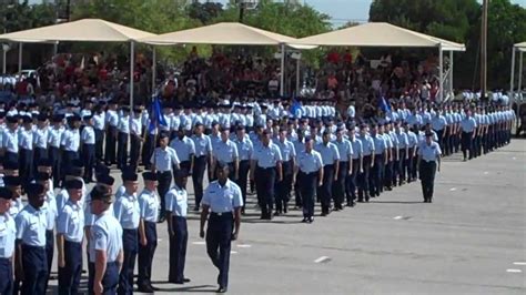 U.S. Air Force Basic Military Training (BMT) Graduation, Lackland AFB (Part 1 of 2). - YouTube