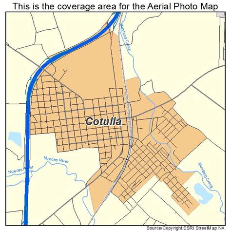 Aerial Photography Map of Cotulla, TX Texas