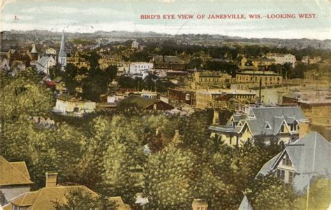 View of Janesville | Postcard | Wisconsin Historical Society