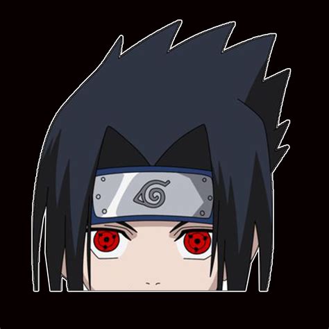 Peeker Anime Peeking Sticker Car Window Decals PK074 Sasuke Naruto ...