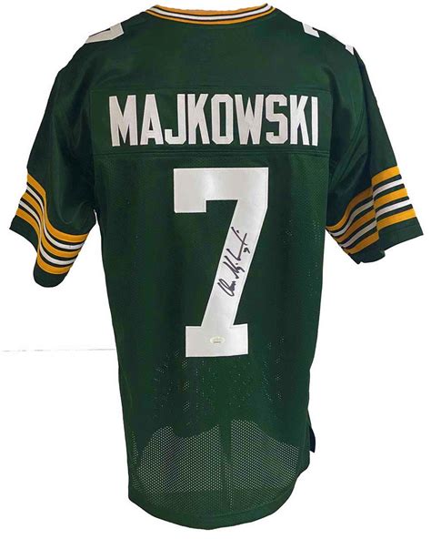 Green Bay Packers Don Majkowski Autographed Pro Style Green Jersey JSA Authenticated - Tennzone ...