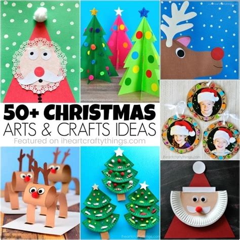 50+ Christmas Arts And Crafts Ideas - I Heart Crafty Things