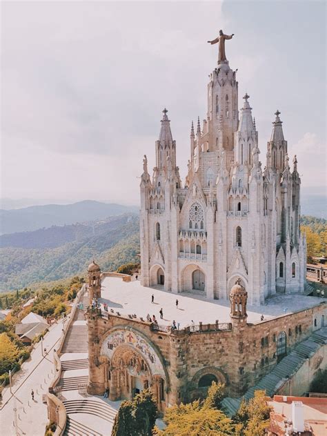 Tibidabo Amusement Park, Barcelona, Spain : europe