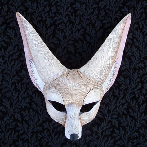 Pale Fennec Fox Mask by merimask on DeviantArt