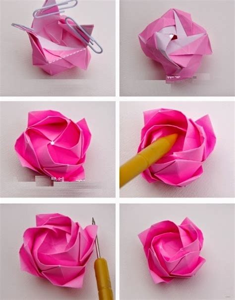 origami rose easy instructions ~ art and craft kids