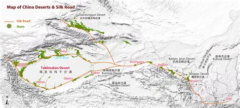 Taklamakan Desert On World Map