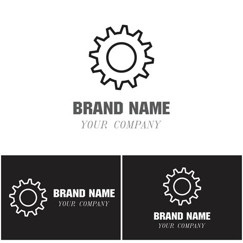 Gear Logo Template vector icon illustration design 7841179 Vector Art ...