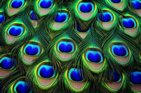 Premium AI Image | Peacock Plumage Unveiling the Enchanting Patterns and Vibrant Colors AR 32