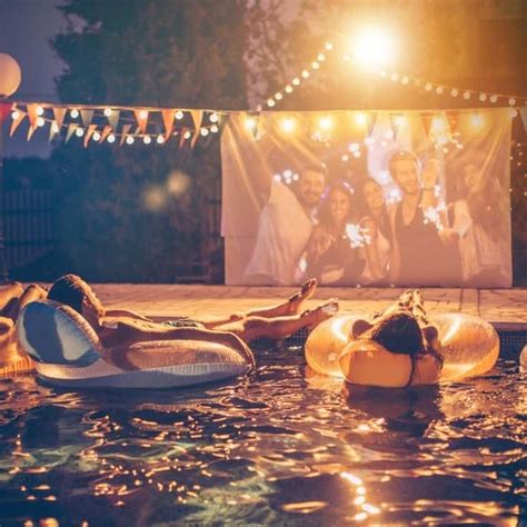 How to Host an Epic Pool Movie Night Party