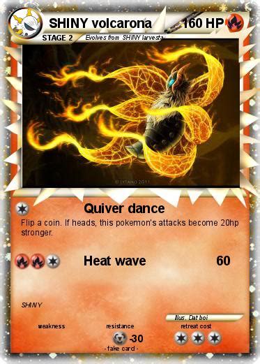 Pokémon SHINY volcarona 2 2 - Quiver dance - My Pokemon Card