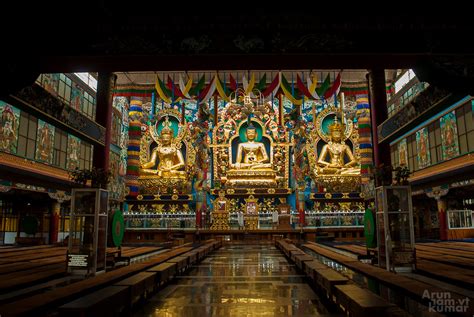 Coorg: Tibetan golden temple (Inside view) | V.T.Arun ram kumar | Flickr