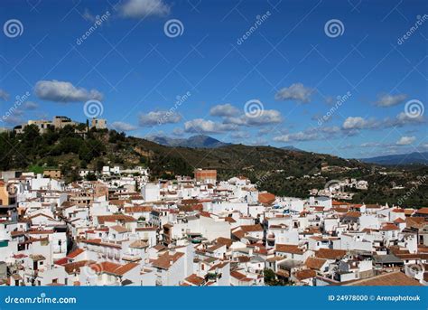 View of Town and Castle, Monda, Spain. Stock Photo - Image of hill, castle: 24978000