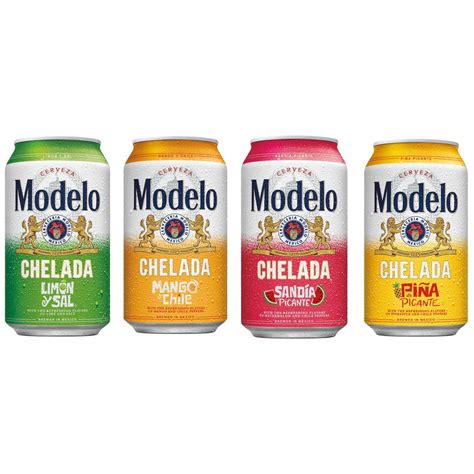 Modelo Chelada Variety Pack Mexican Import Flavored Beer 12 oz Cans, 12 ...