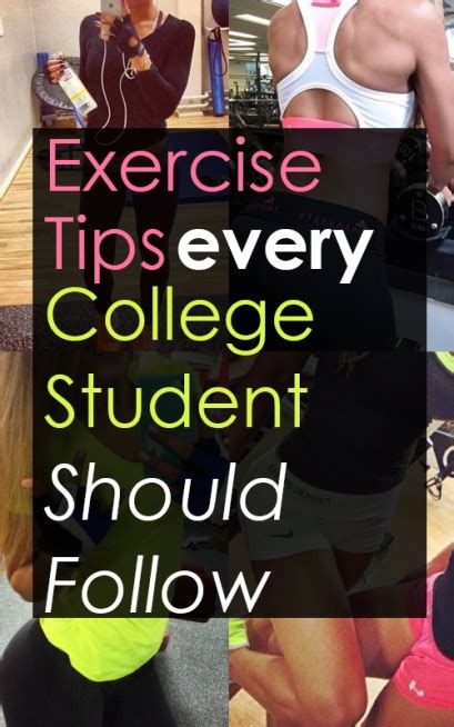 Exercise Tips Every College Student Should Follow - Society19