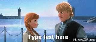 Disney Frozen - Anna & Kristoff kiss (Reupload) [HD] 720p on Make a GIF