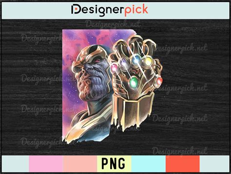 Thanos PNG design, Thanos T-shirt Design, Villain Thanos PNG - Best Quality Design Bundle